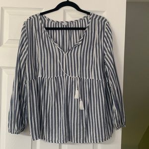 Old Navy Blue Stripe Tunic